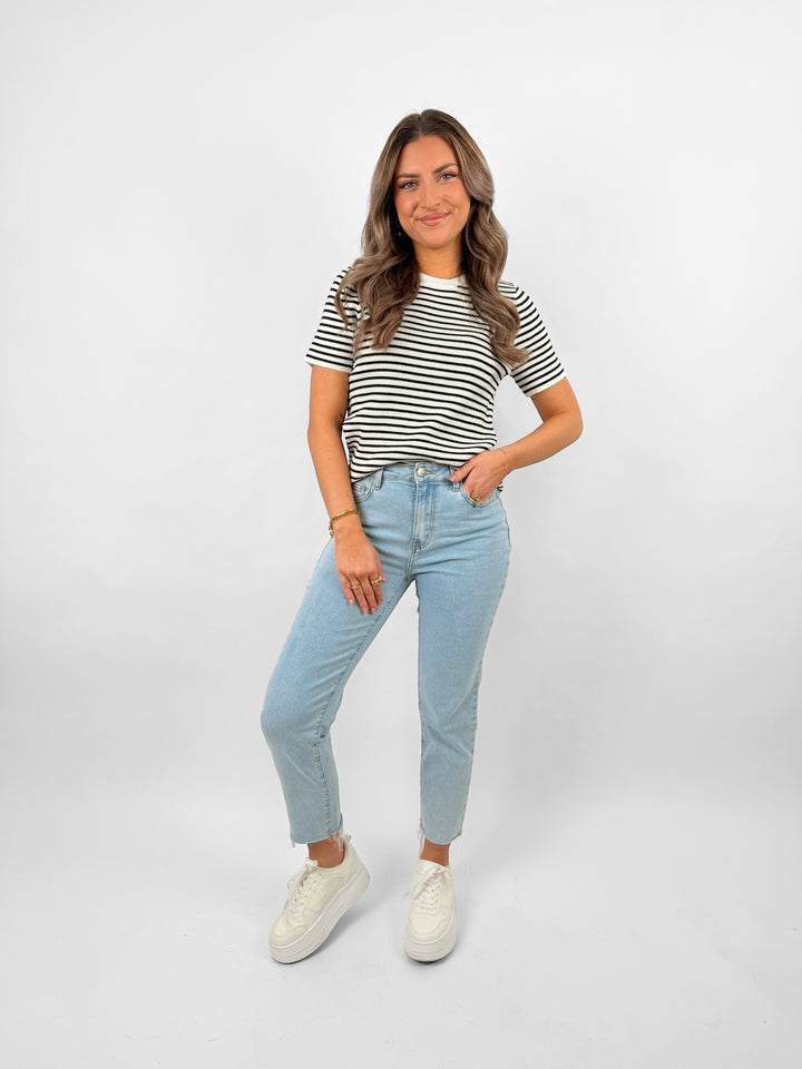 Gestreiftes T-Shirt Regular Fit
