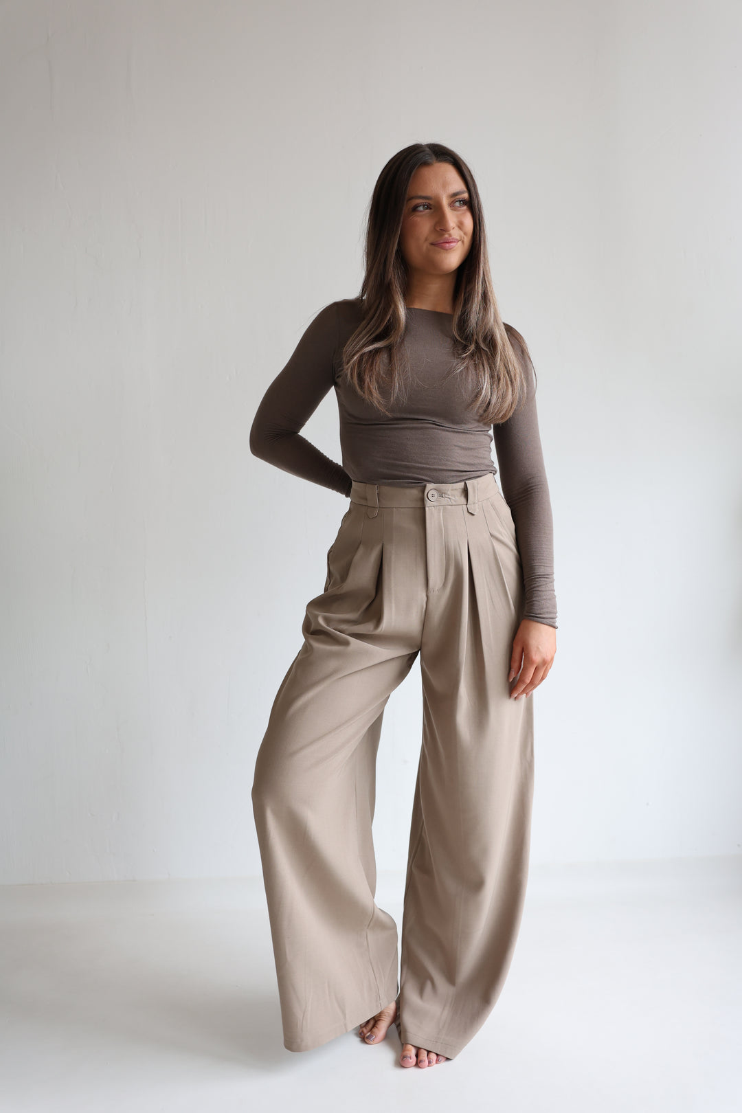 Bundfaltenhose Serena