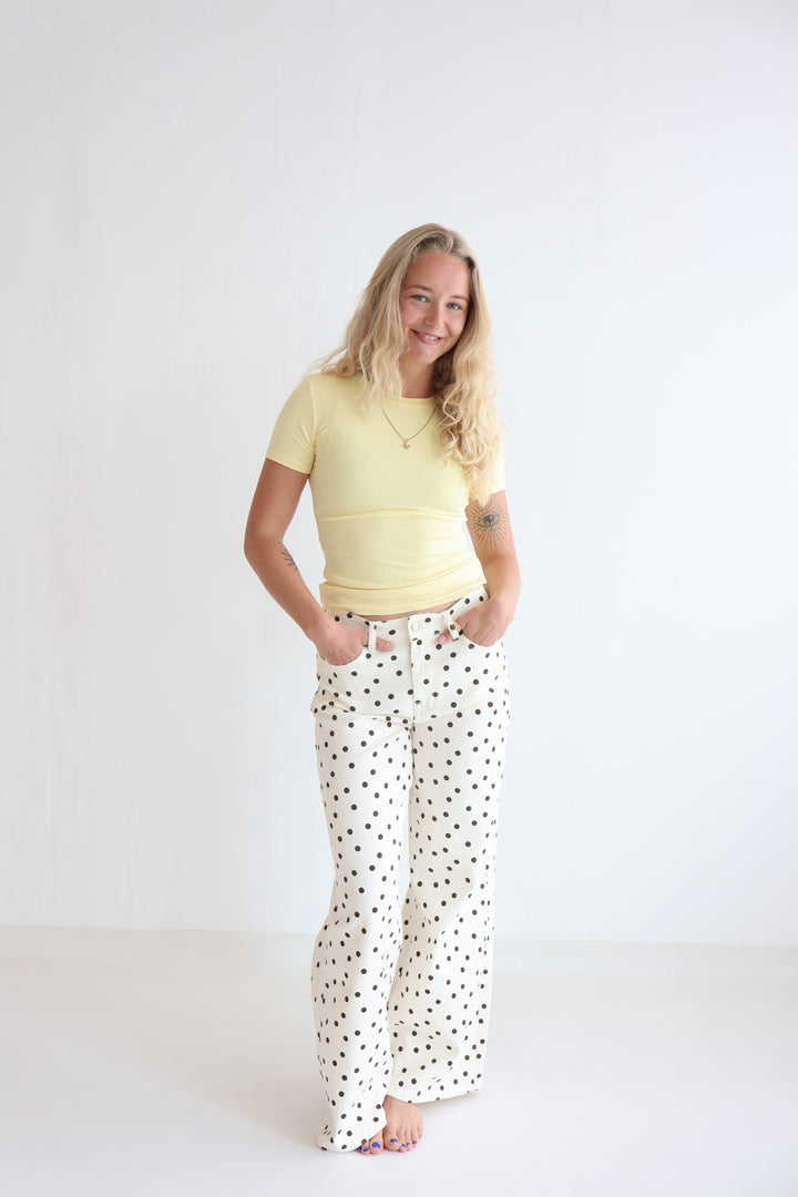 Chocolate Dot Jeans