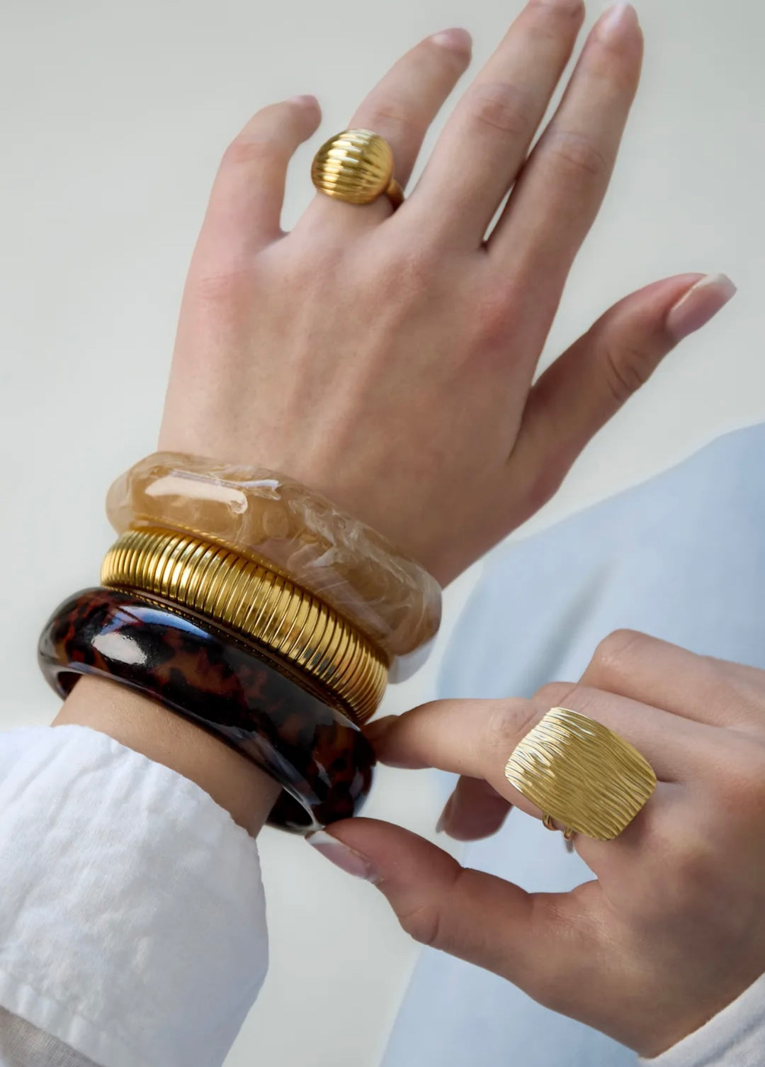 Vintage Amber Armreif