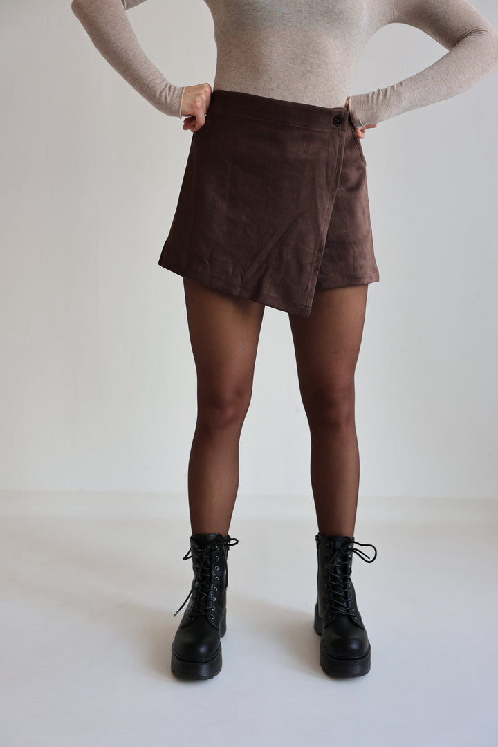 Hosenrock in Wildlederoptik