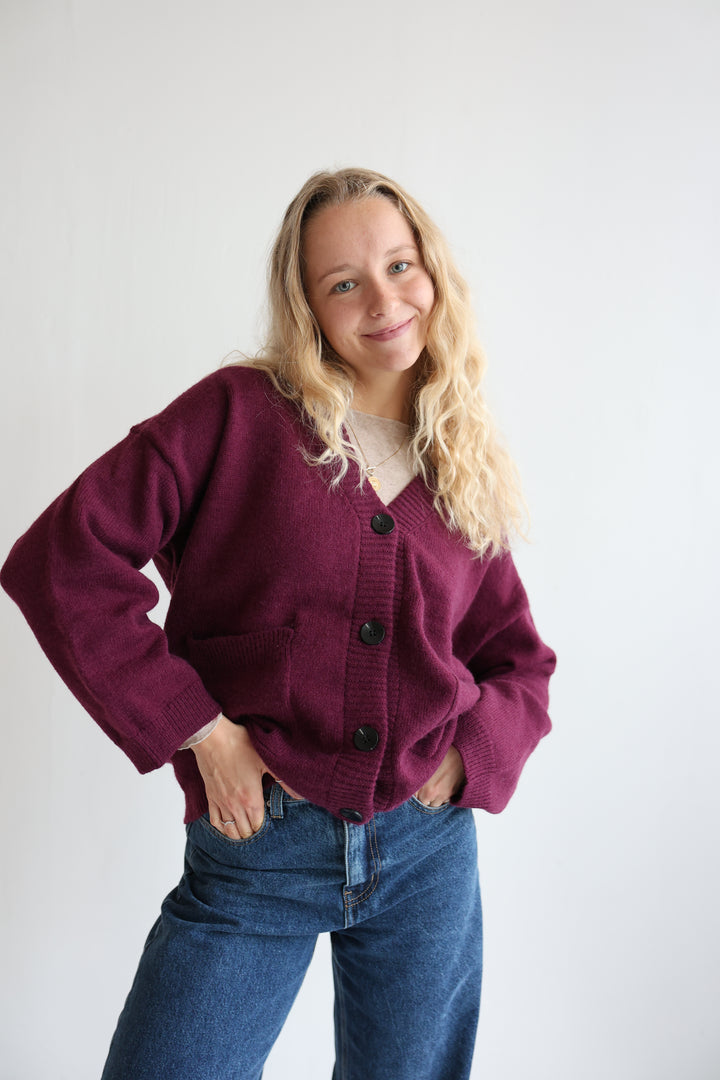 Oversize Cardigan Casual Love