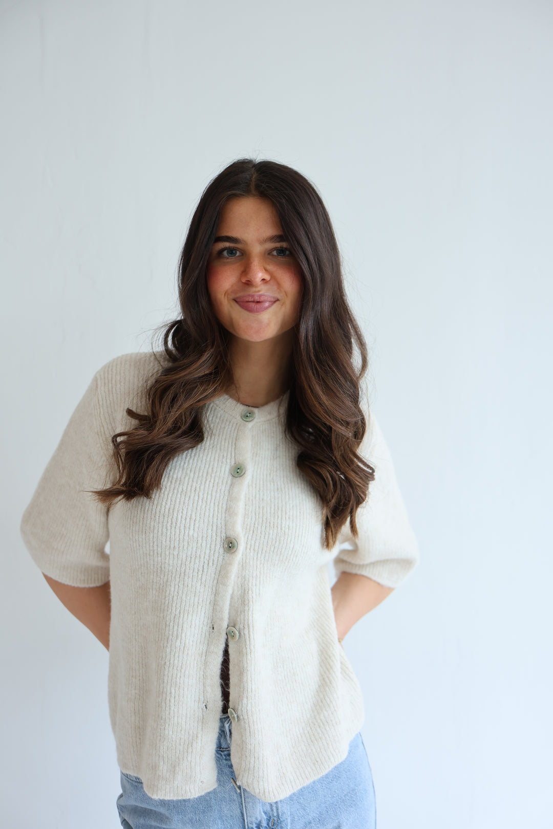 Kurzarm Cardigan Jolina