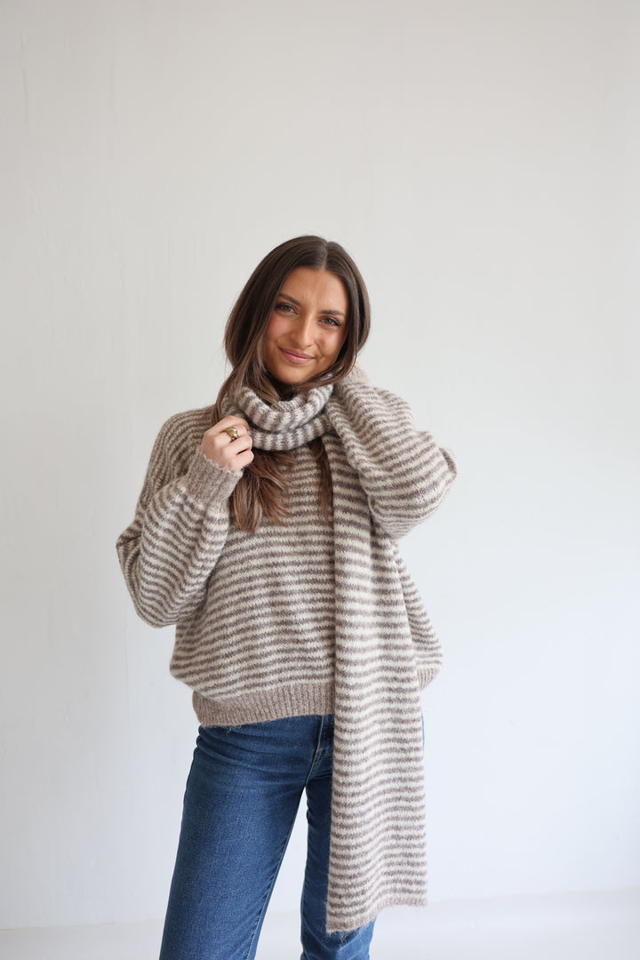 Gestreifter Schal Moodline