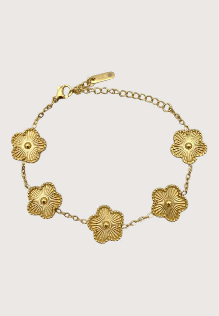 Armband Big Golden Clover