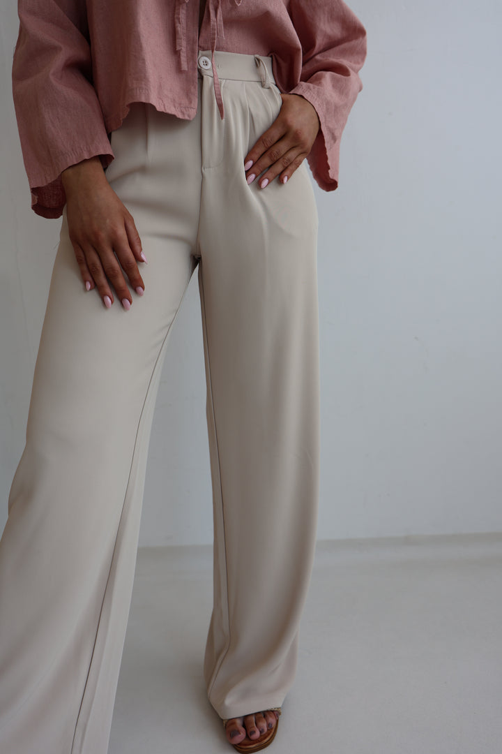 Lange Hose mit geradem Schnitt Sina