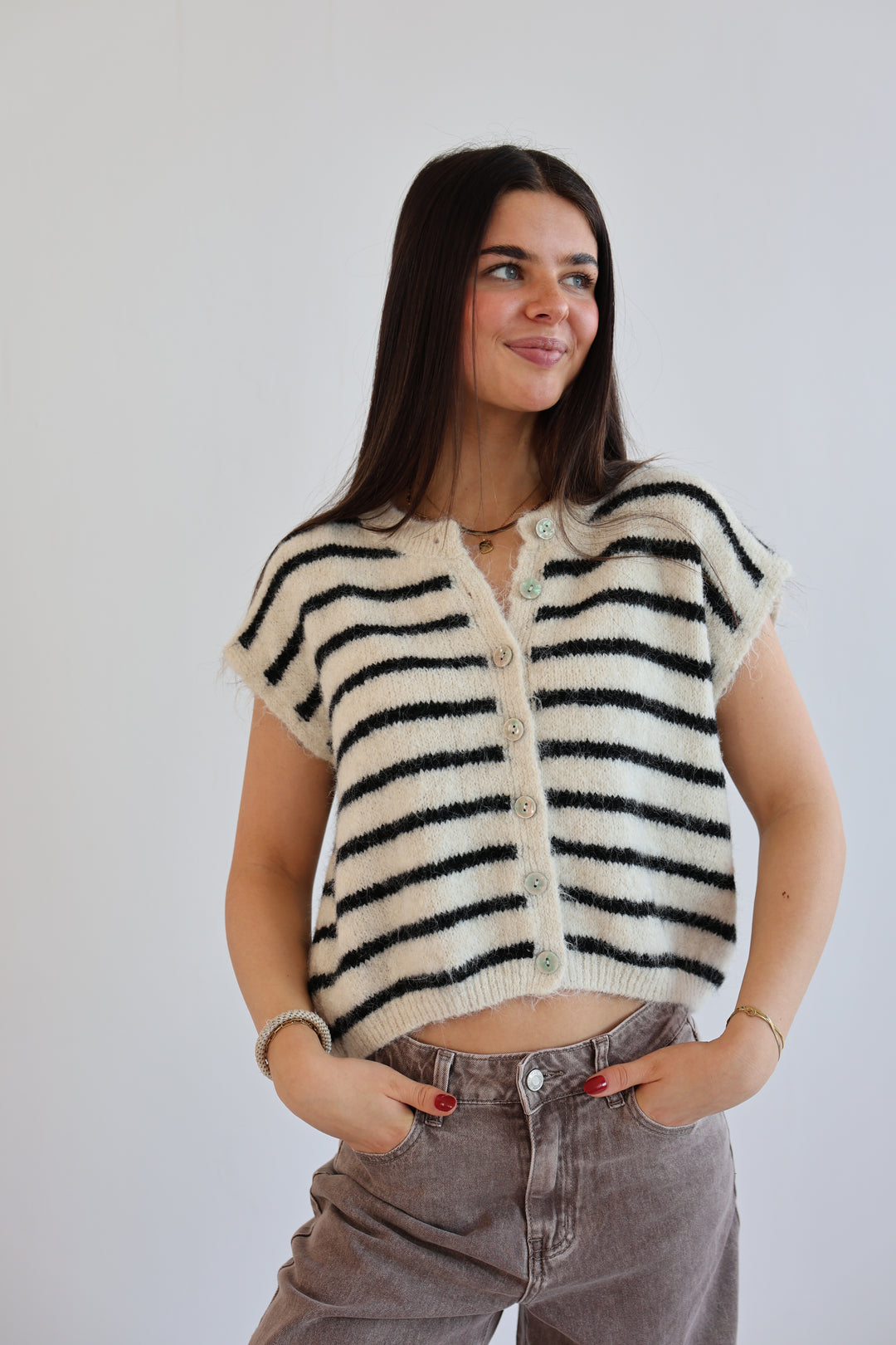 Gestreifte Weste Cosima