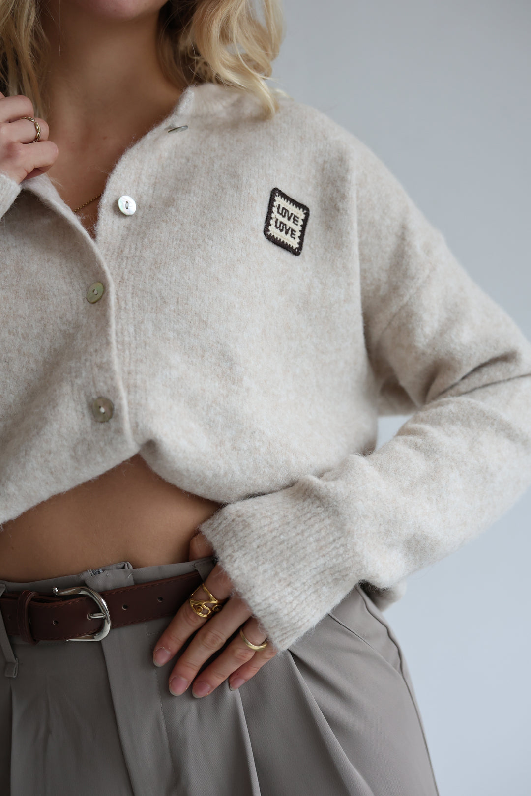 Strickjacke Love is Love