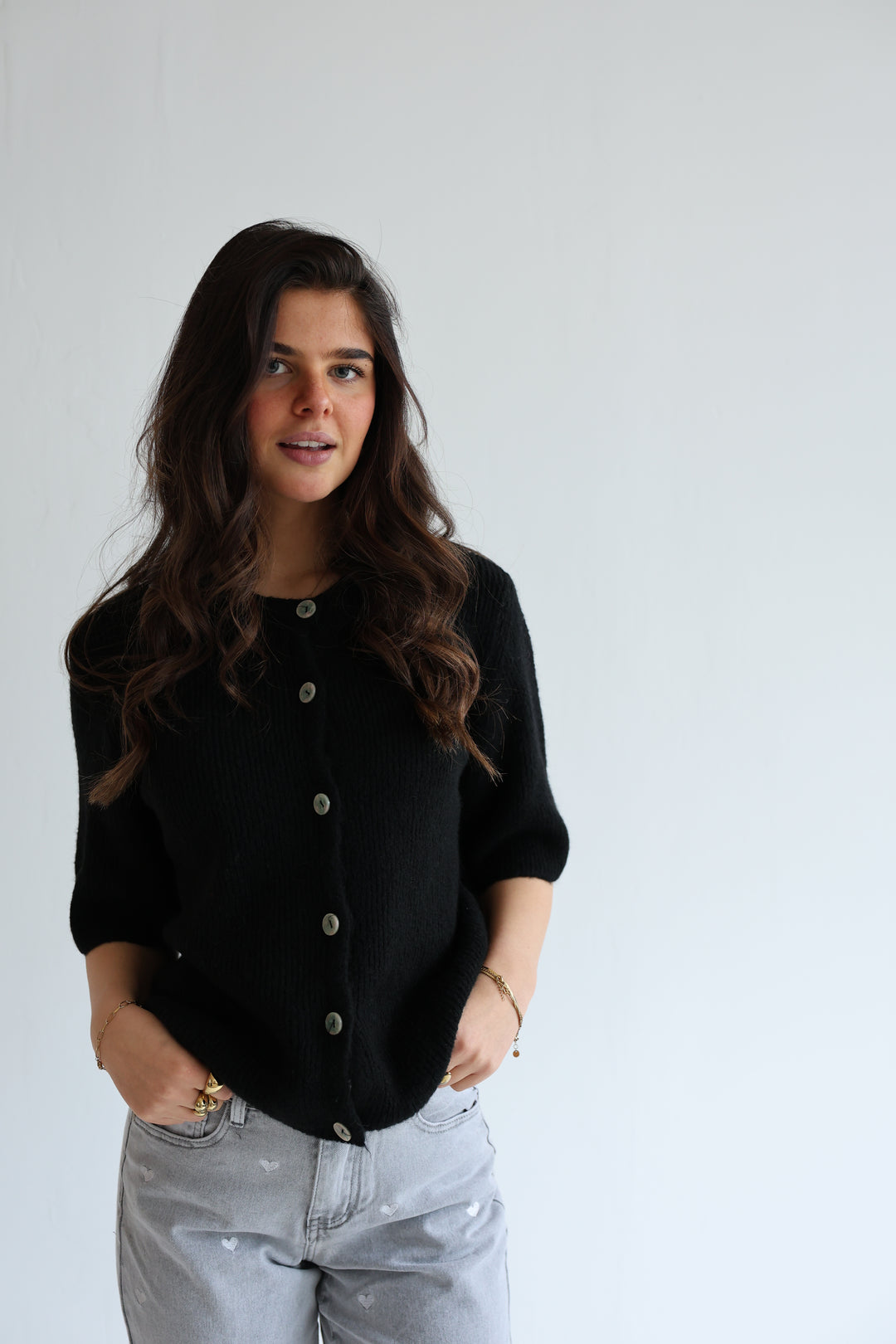 Kurzarm Cardigan Jolina