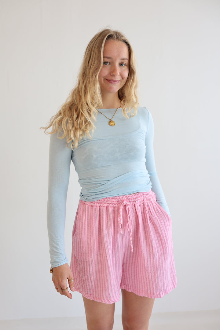 Summer Striped Musselin Shorts