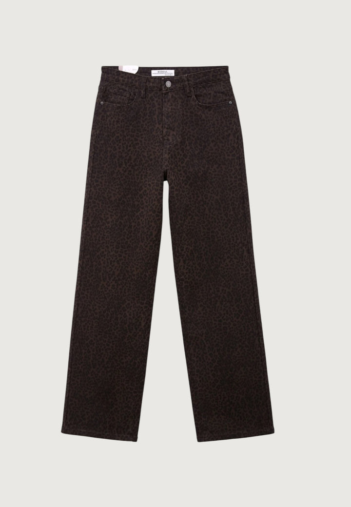 After Dark Animal Straight Fit Jeans