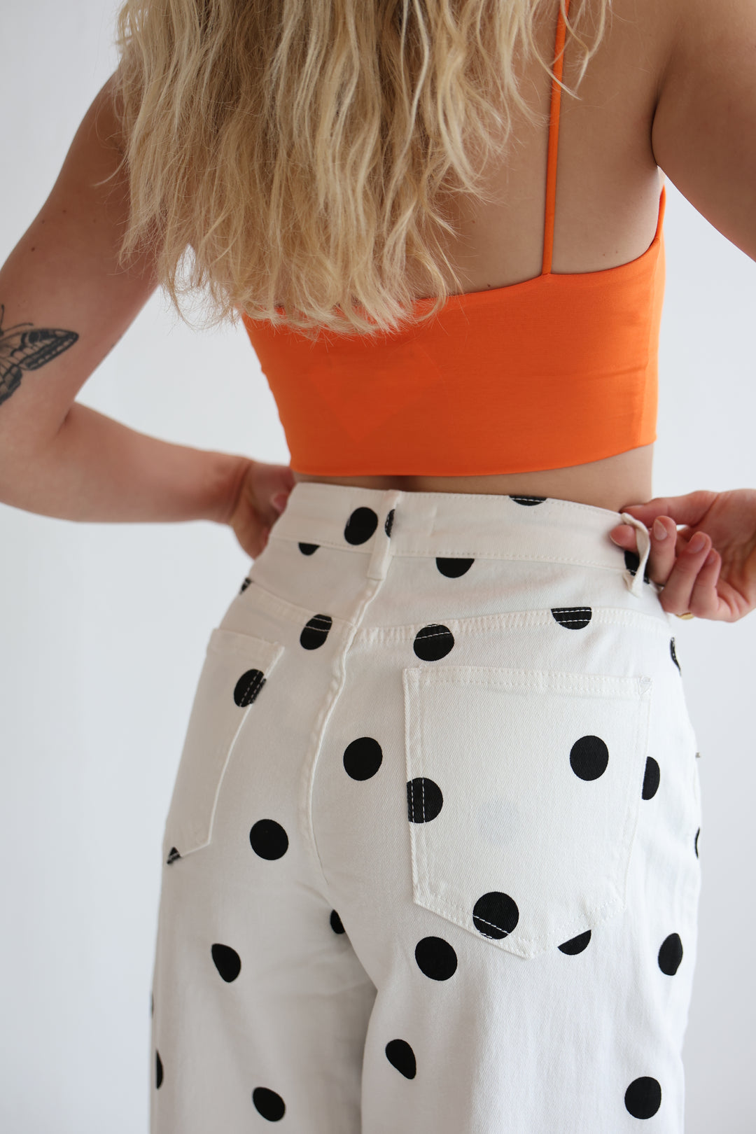 Polka Dots Ballon Jeans
