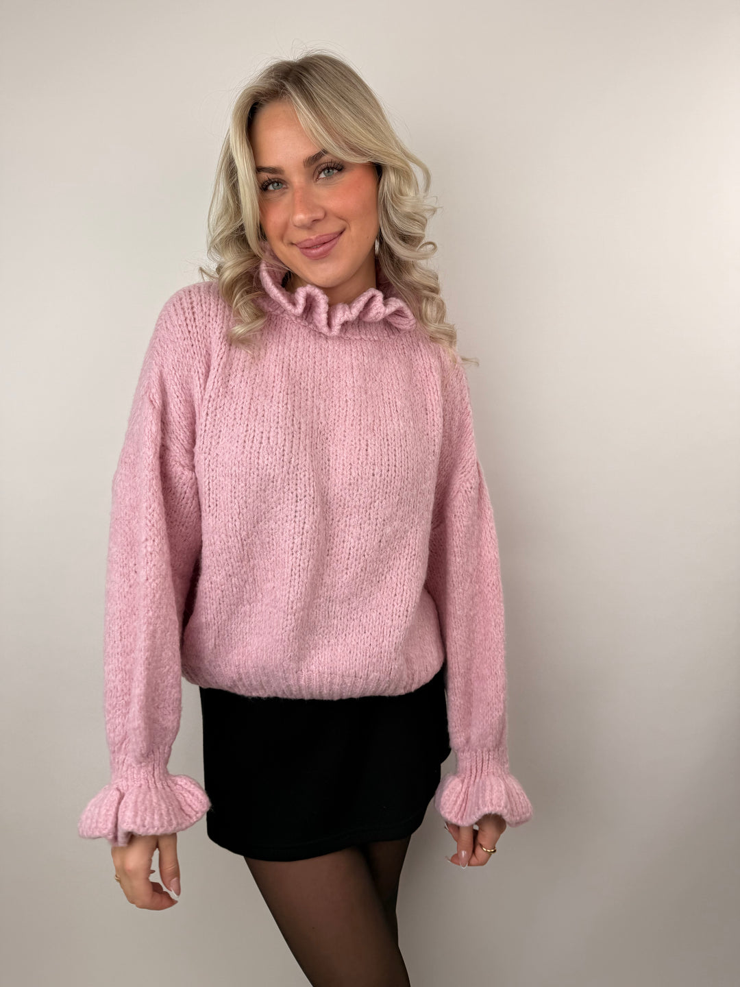 Pullover mit Rüschenkragen Melli