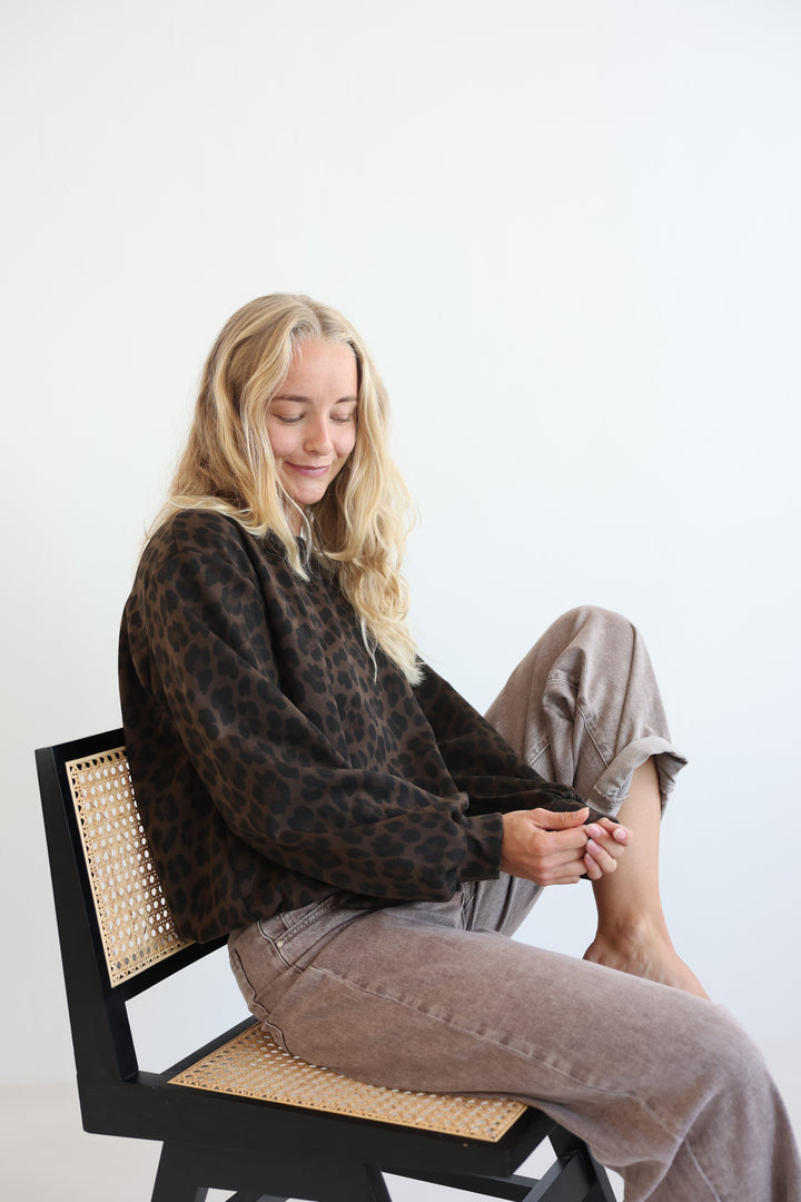 Wildprint Weekend Sweater