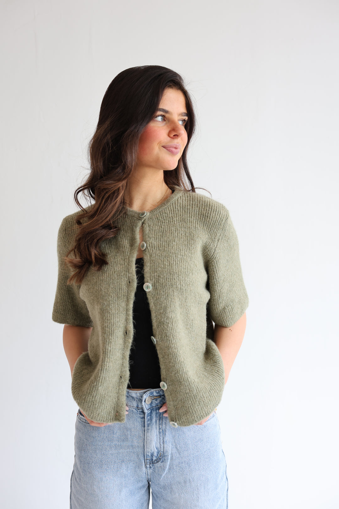 Kurzarm Cardigan Jolina