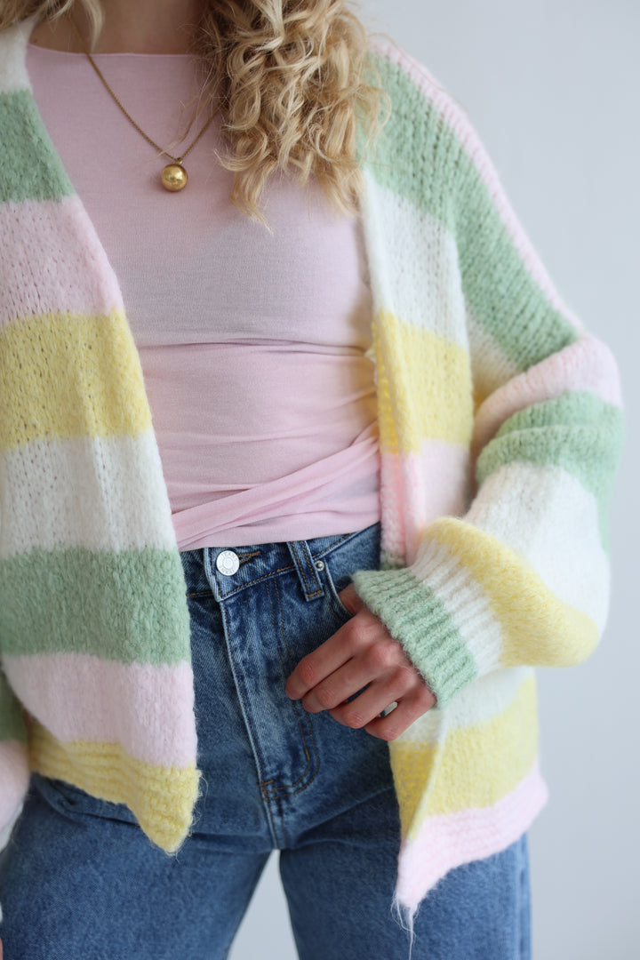 Cardigan Rainbow Knit