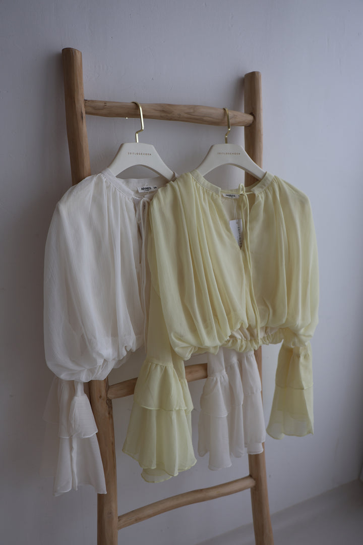 Bluse mit Volantärmeln Louisa