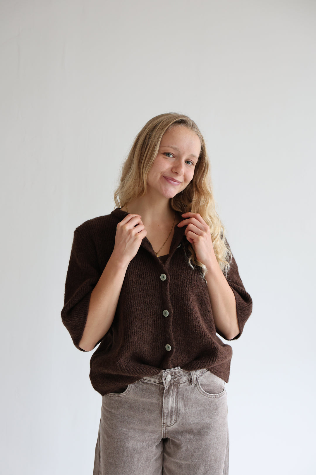 Kurzarm Cardigan Jolina