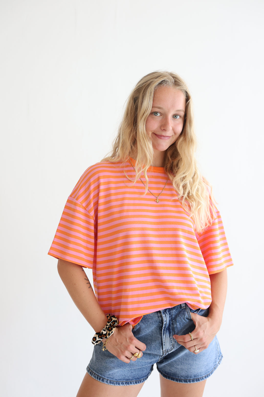 Easy Fit Striped T-Shirt