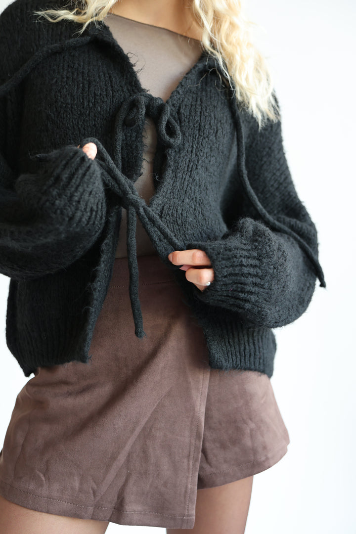 Langarm Cardigan mit Schleifen Lilly