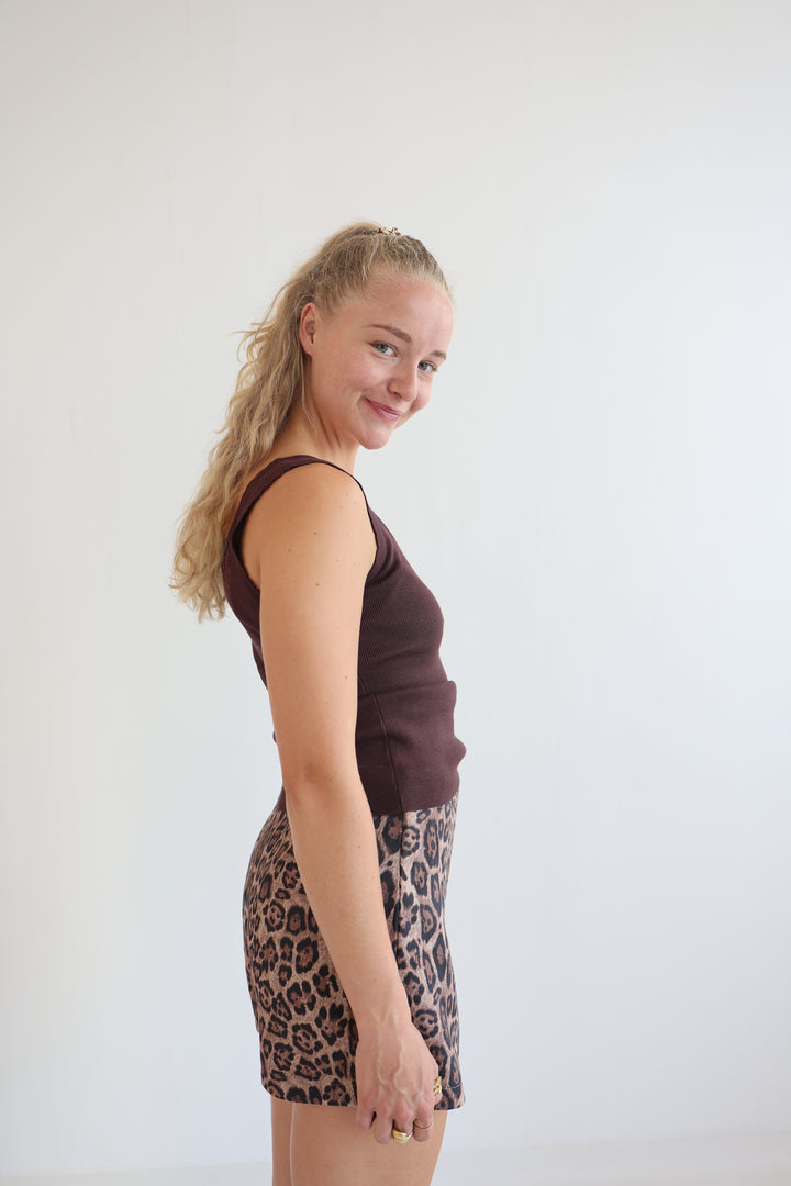 Wild Side Suede Skort