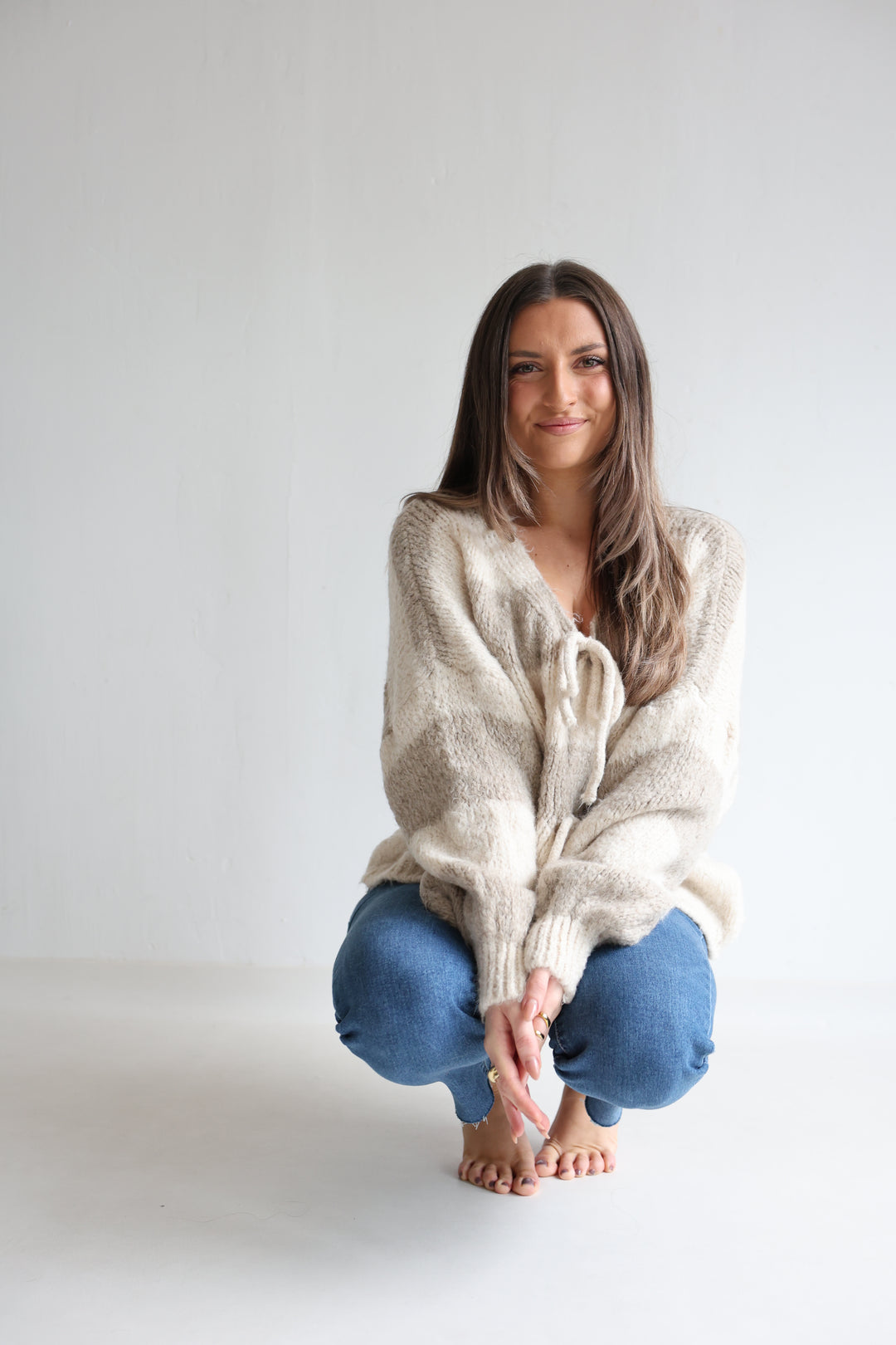 Gestreifter Cardigan Luana