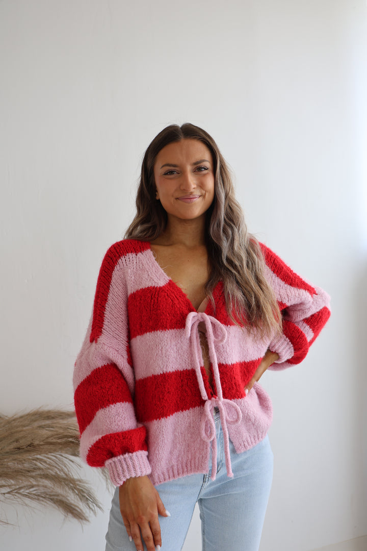 Gestreifter Cardigan Luana