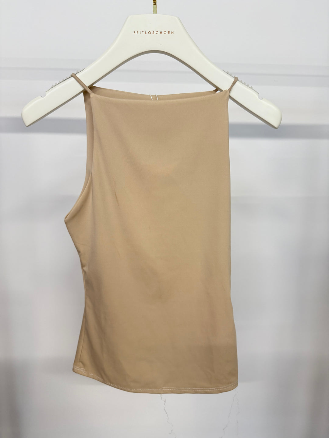 TOP MIT SPAGHETTITRÄGERN FENJA BEIGE GR.S/36 (B-WARE)