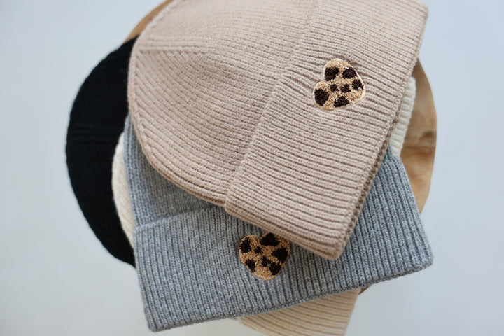 Mütze Leopard Heart