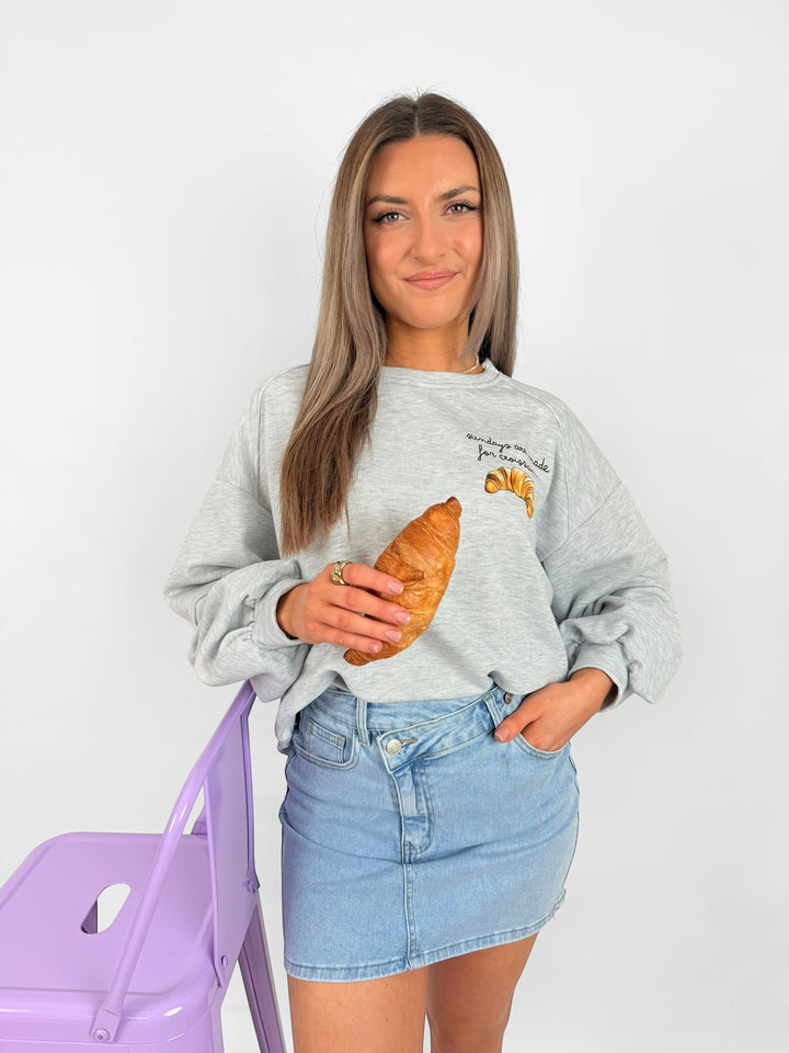 Sweater Sundays are made for Croissants