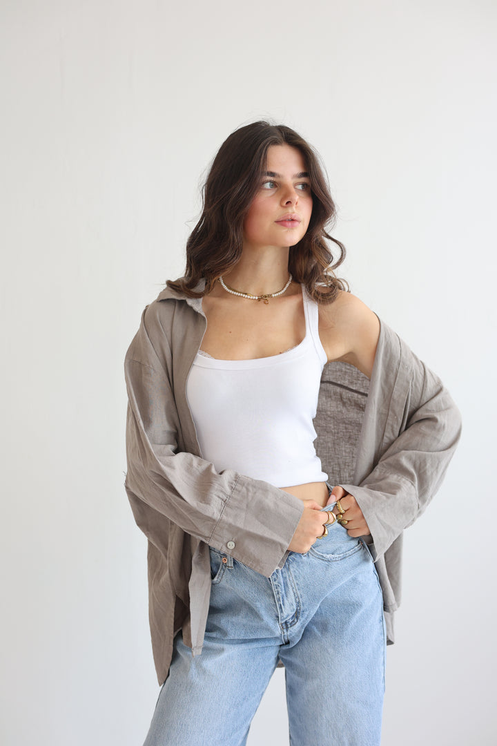 Classic Oversized Cotton Hemd
