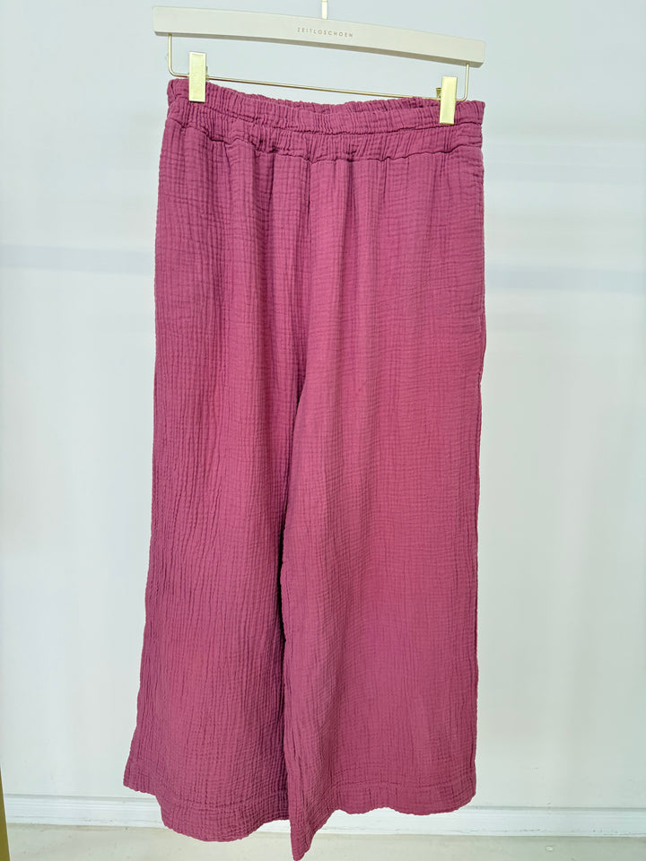 CASUAL MUSSELIN PANTS PETIT BERRY (B-WARE)