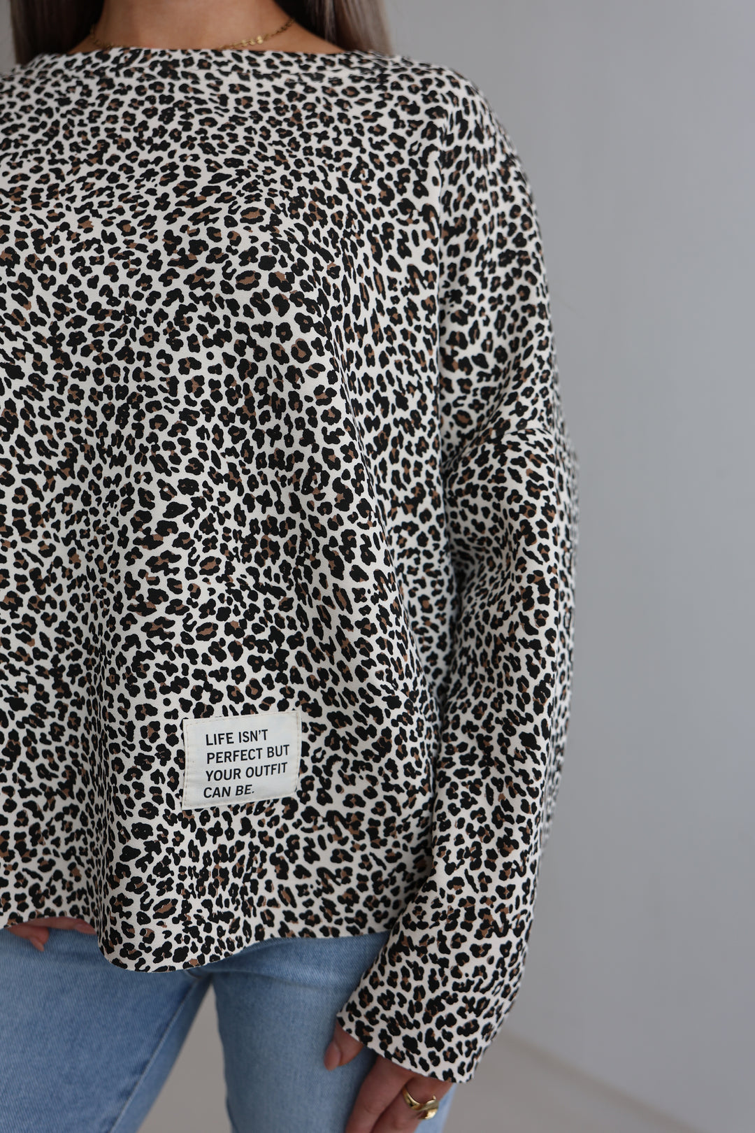 Sweater mit Leoprint Everyday