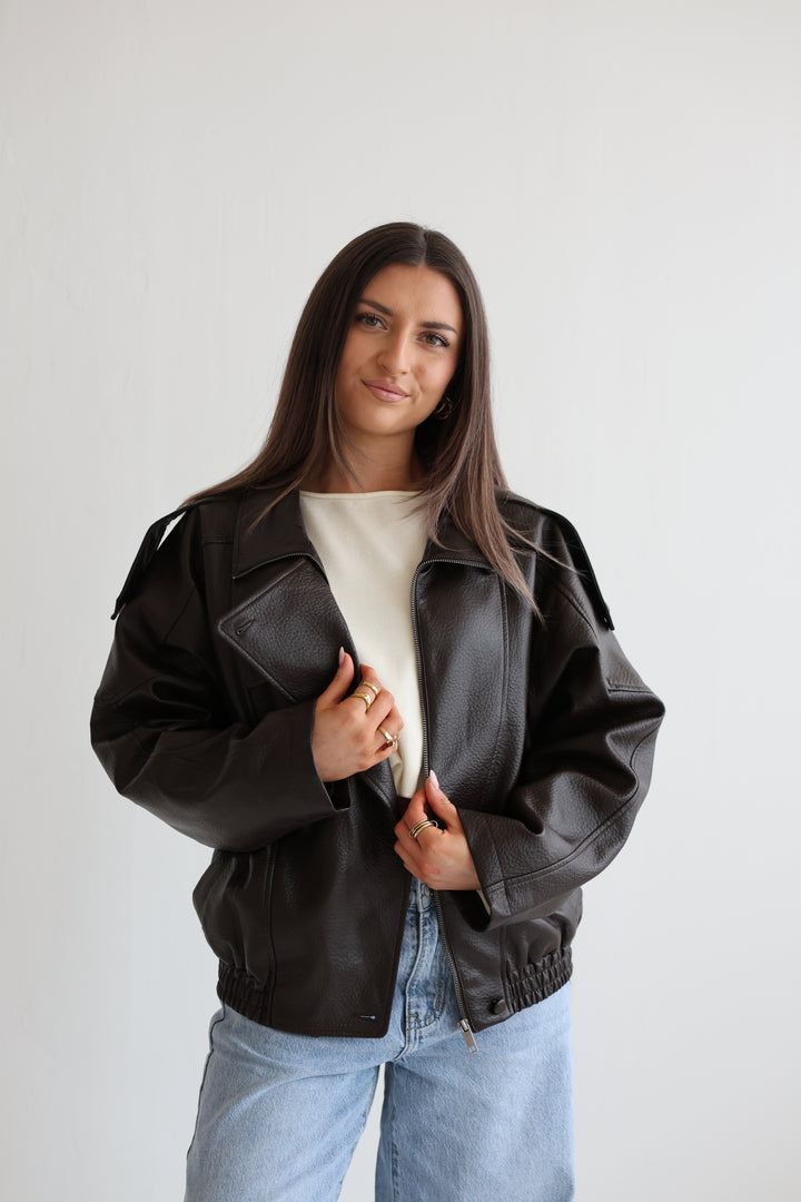 Oversize Bikerjacke Milano