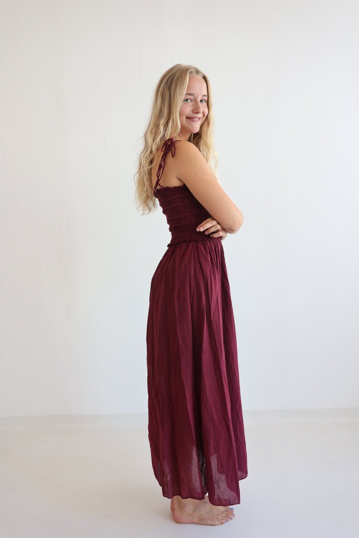 Soft Horizon Cotton Dress