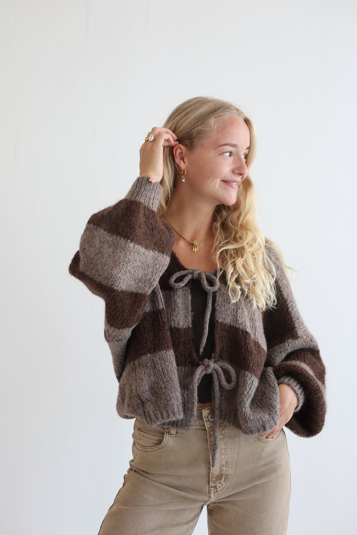 Gestreifter Cardigan Luana