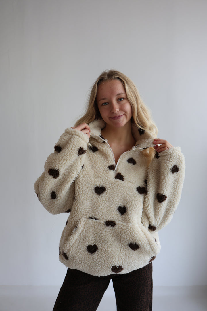 Fleece Zipper Warm Hearted