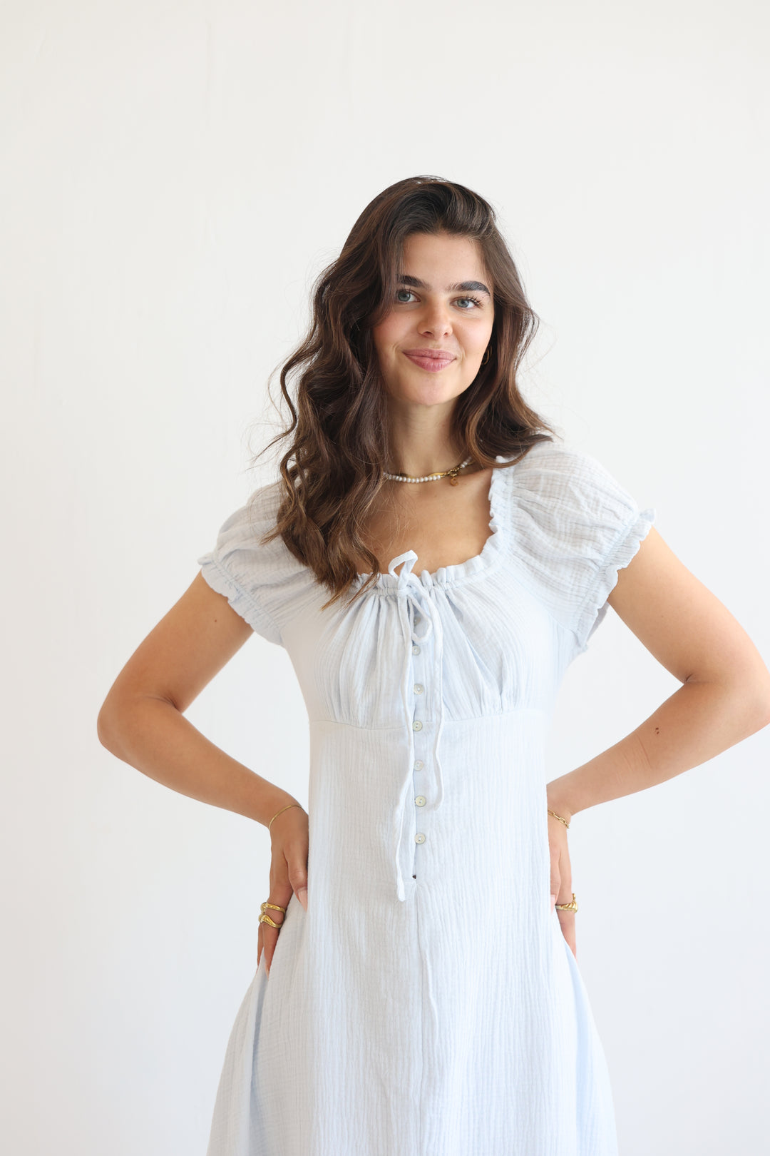 Taffy Pastel Ruffle Midi Dress