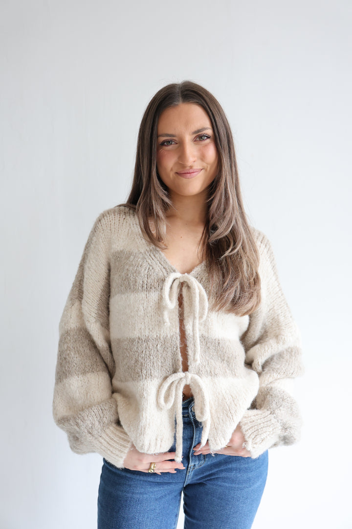 Gestreifter Cardigan Luana