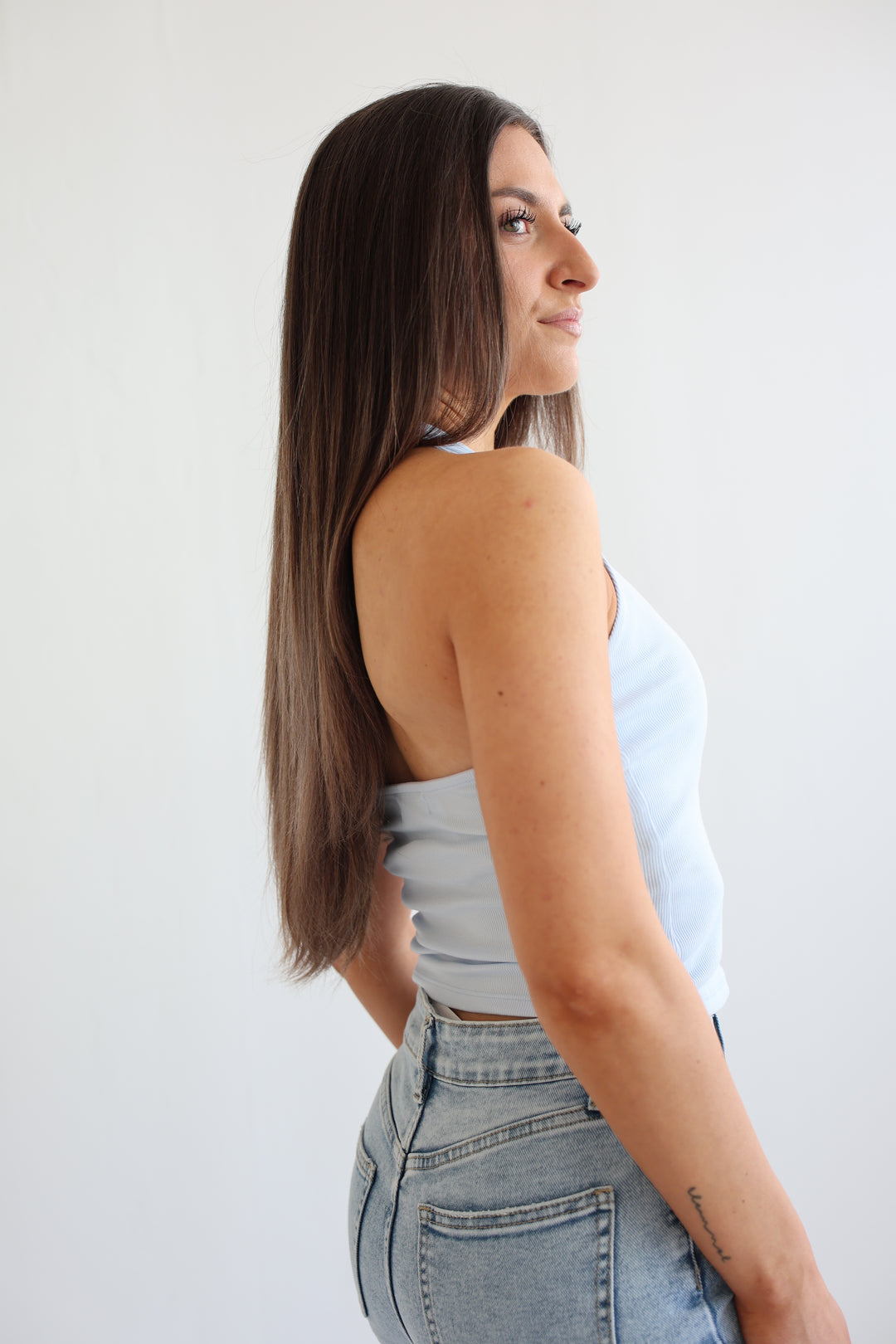 Slim Fit Neckholder Top