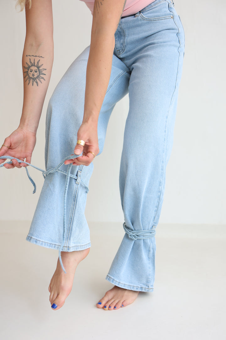 High Waist Ankle Jeans