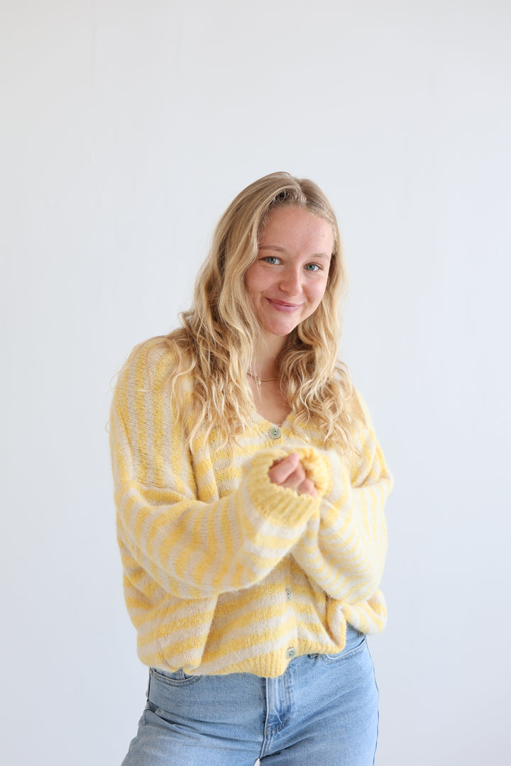 Gestreifter Cardigan Cosima