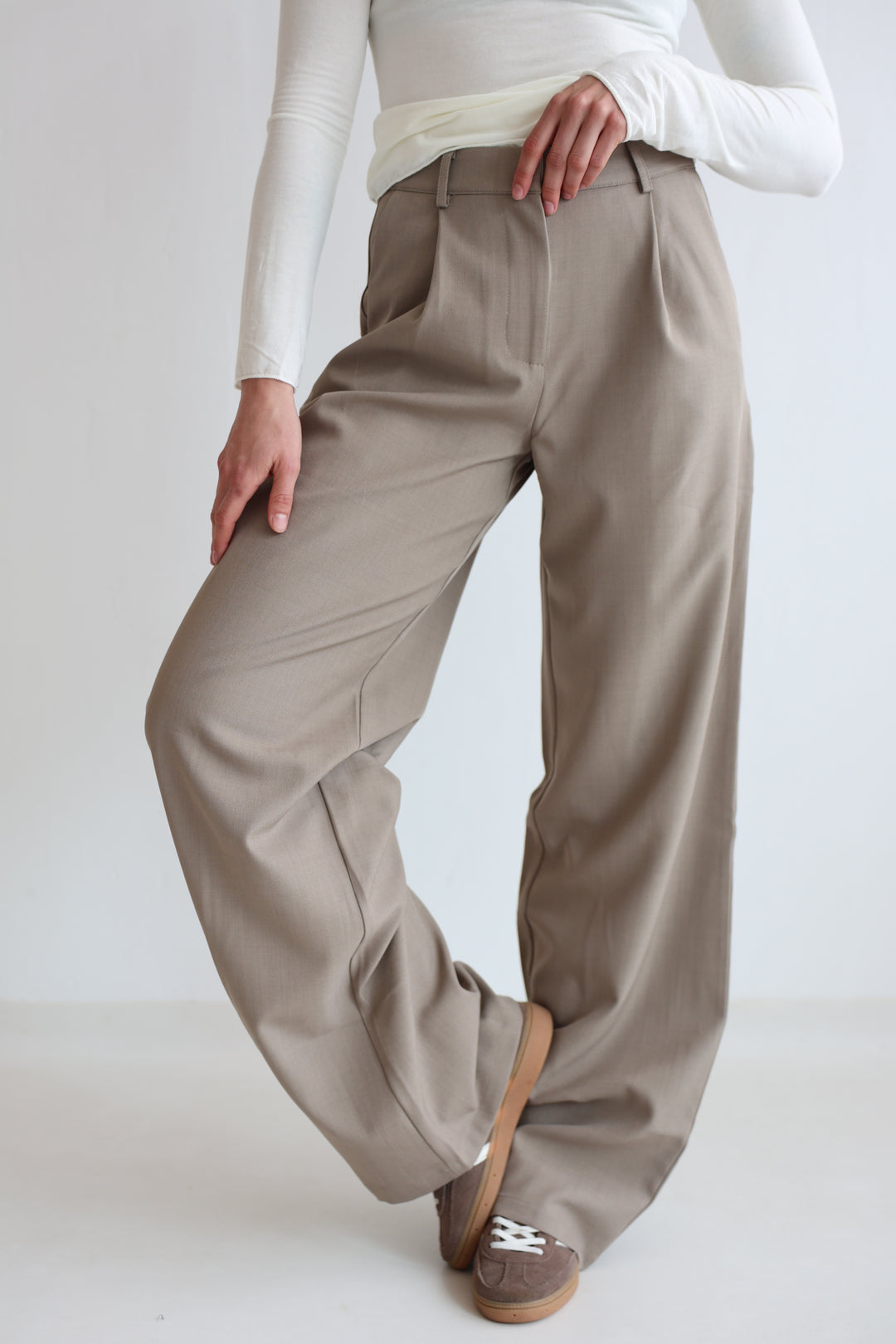 Bundfaltenhose Casual Look