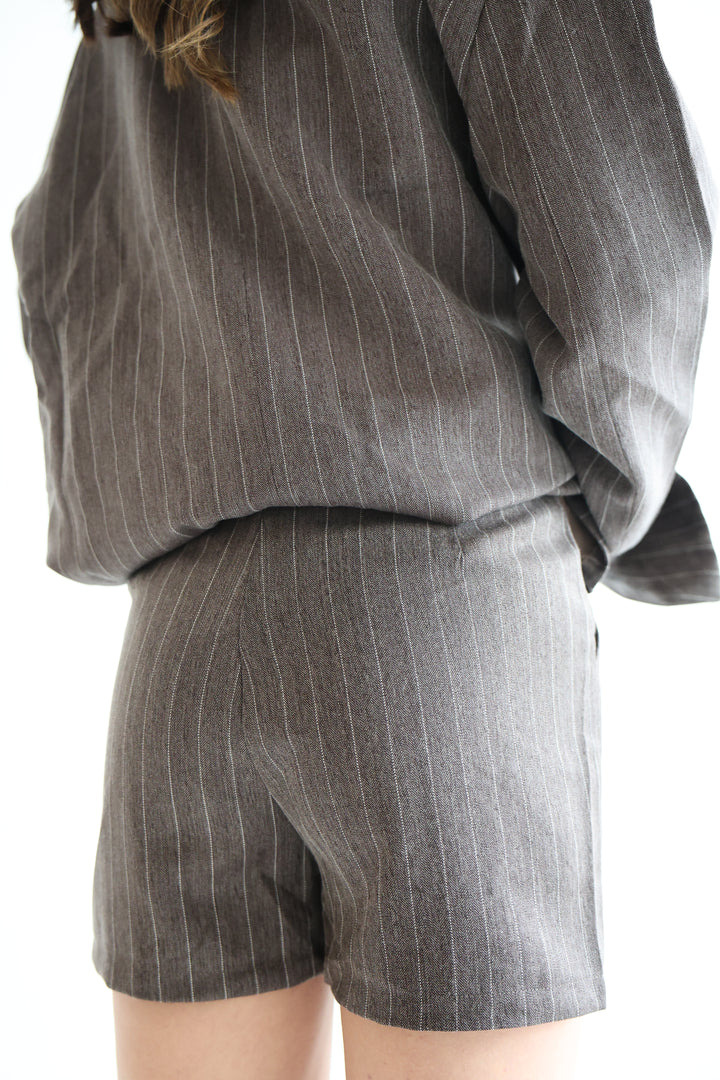 Manhattan Pinstripe Skirt