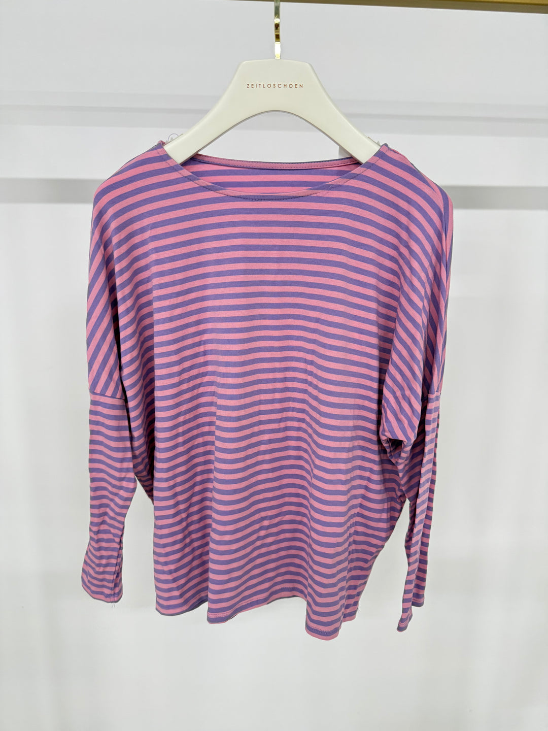 GESTREIFTES LONGSLEEVE LAVENDEL (B-WARE)