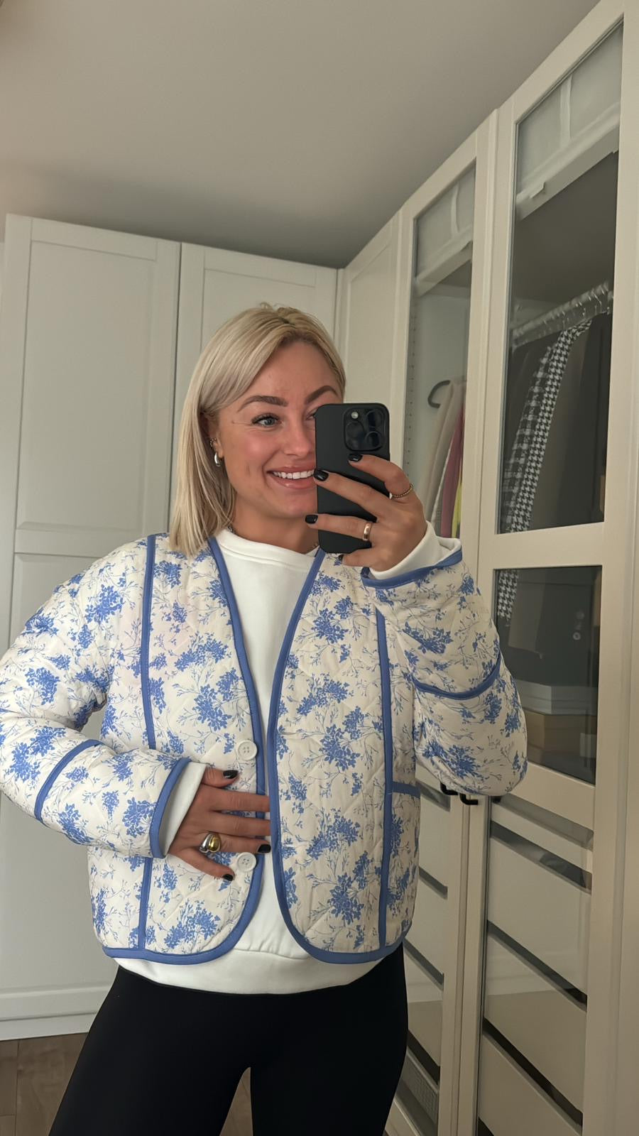 Gesteppte Baumwolljacke Autmn Blooms