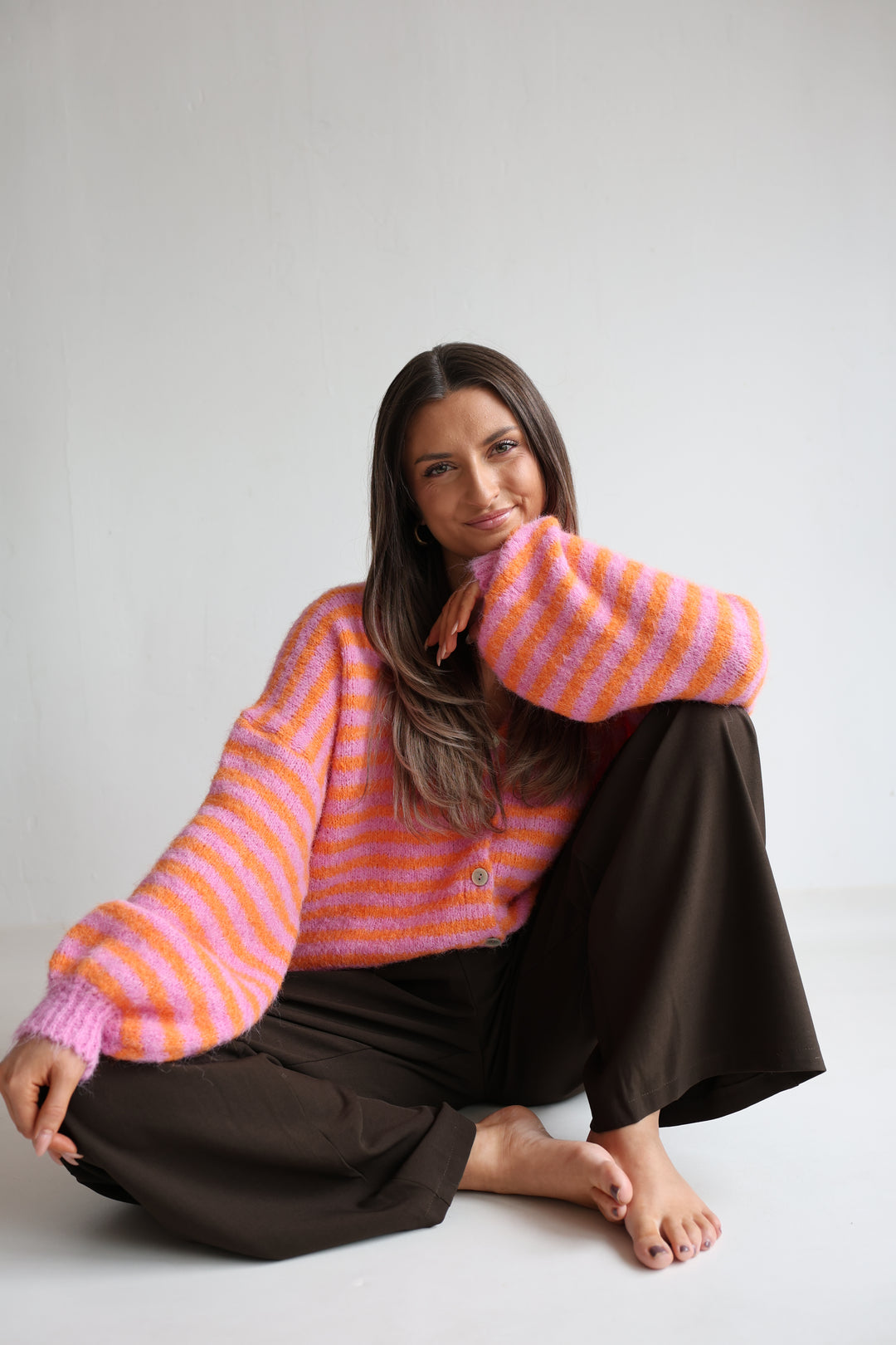 Gestreifter Cardigan Cosima