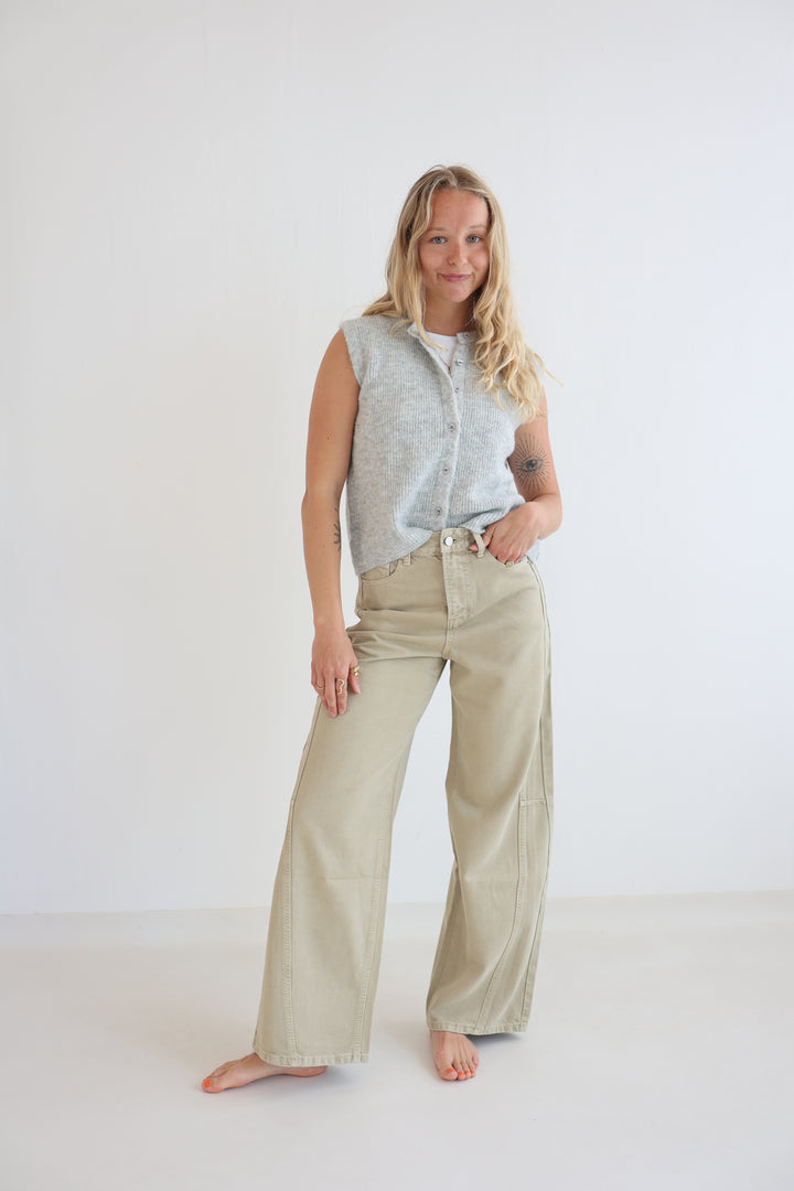 Einfarbige Weste Jolina