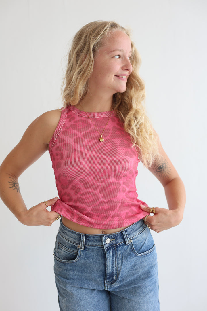 Animal Print Leopard Tank Top
