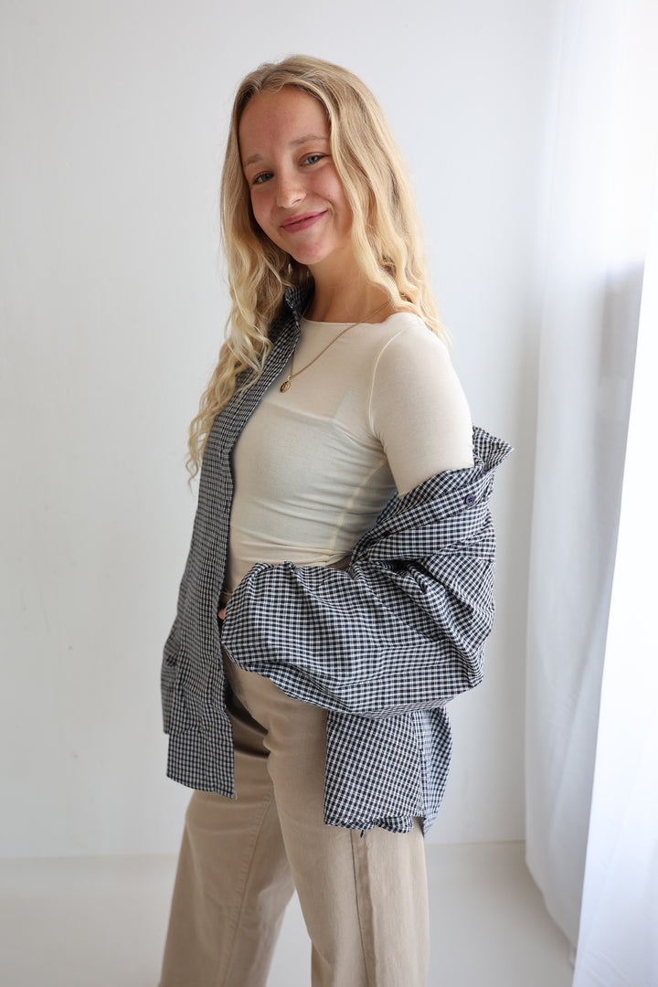 Oversize Plaid Shirt